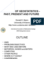 A History of Geostatistics - From Past Developments to Future Applications