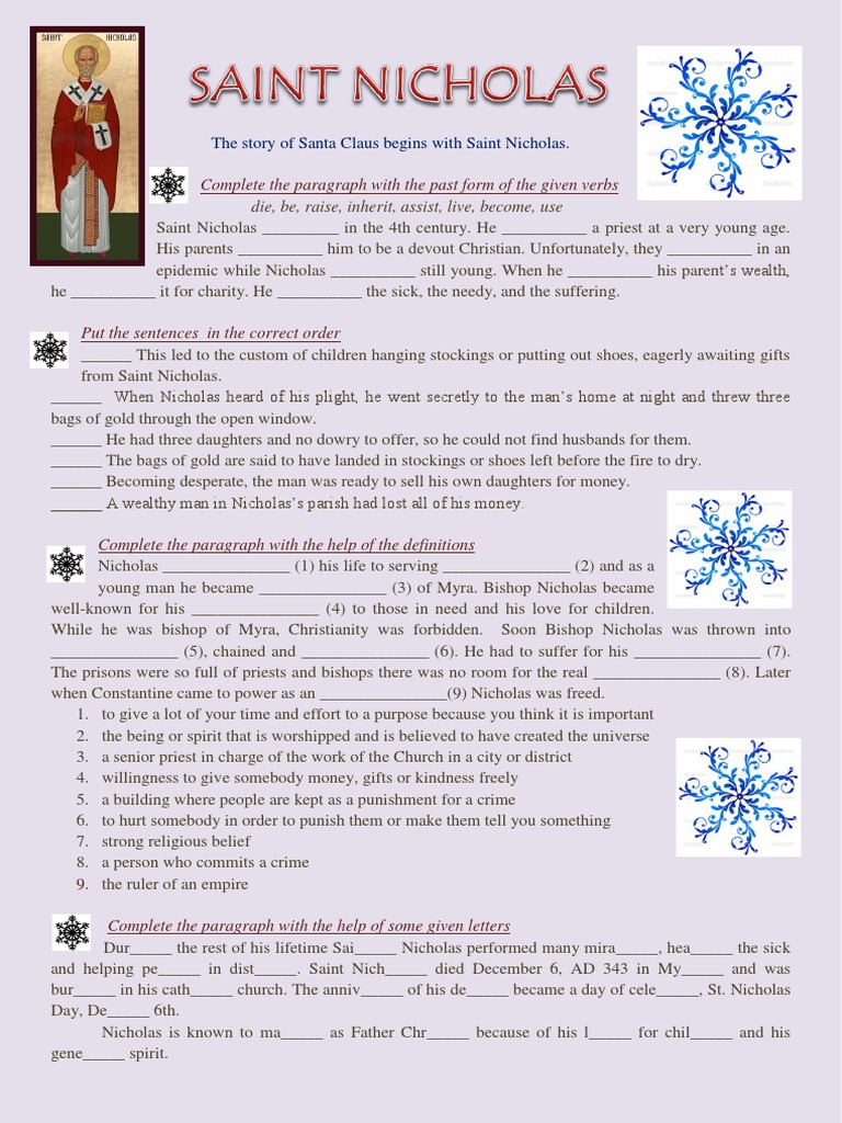 Life and Legacy of Saint Nicholas | PDF