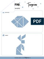 Tangram Hexagono Conejo1