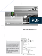 Manual Vehiculo Alarma Ut5000a Doble Via Instalador PDF