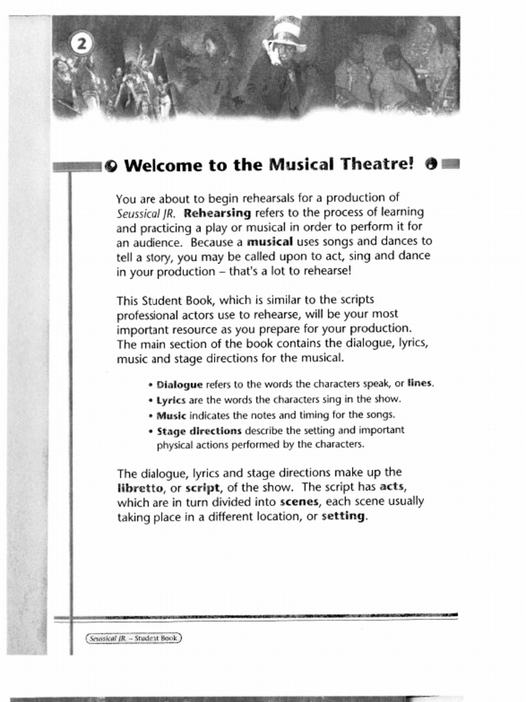 Seussical Student Book PDF | PDF