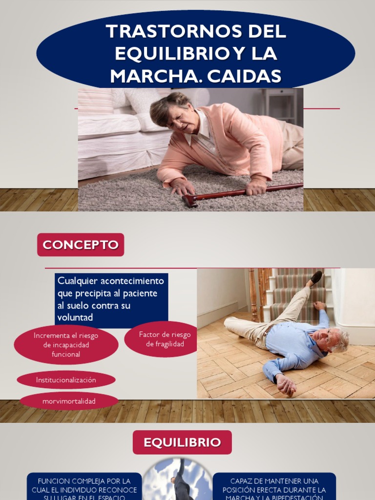 Trastornos del equilibrio y caídas en ancianos | PDF | Enfermedades y ...