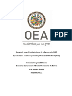 Informe Final - Analisis de Integridad Electoral Bolivia 2019 (OSG)