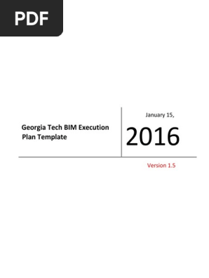 BIM Execution Plan Example