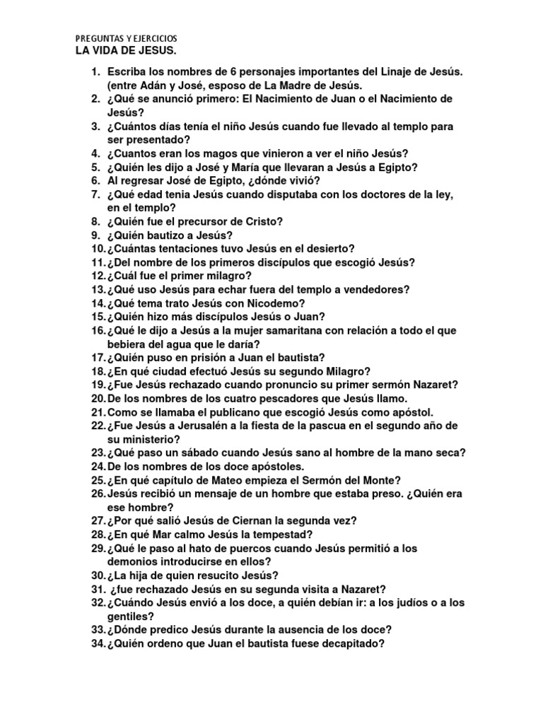 PREGUNTAS SOBRE JESUS DE NAZARET visual data 7