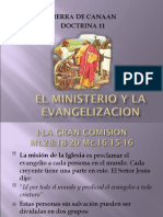 Doctrina 11 El Ministerio y La Evangelizacion