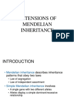 Extension of Mendelian Genetics