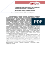 Caminhos e (Des) Caminhos Na Analítica Curricular: A Aventura de Trabalhar Com Foucault e Wittgenstein