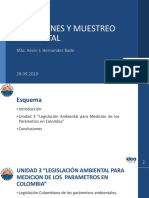 Mediciones y Muestreo Ambiental Presentacion - UNIDAD 3