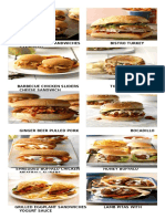 Kinds of Sandwiches