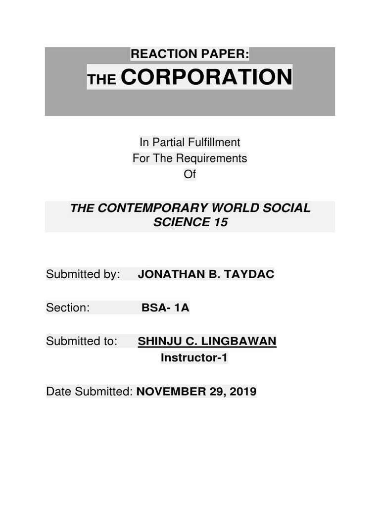 the corporation documentary summary
