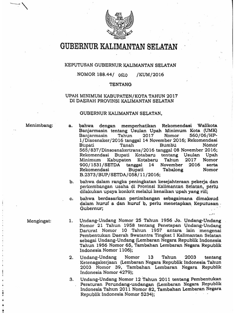 Penetapan UMK 2026 Kotabaru, Gewsima Jaga Kesejahteraan Buruh