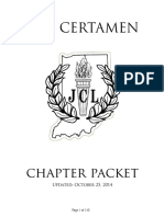 2015 IJCL Chapter Certamen Packet