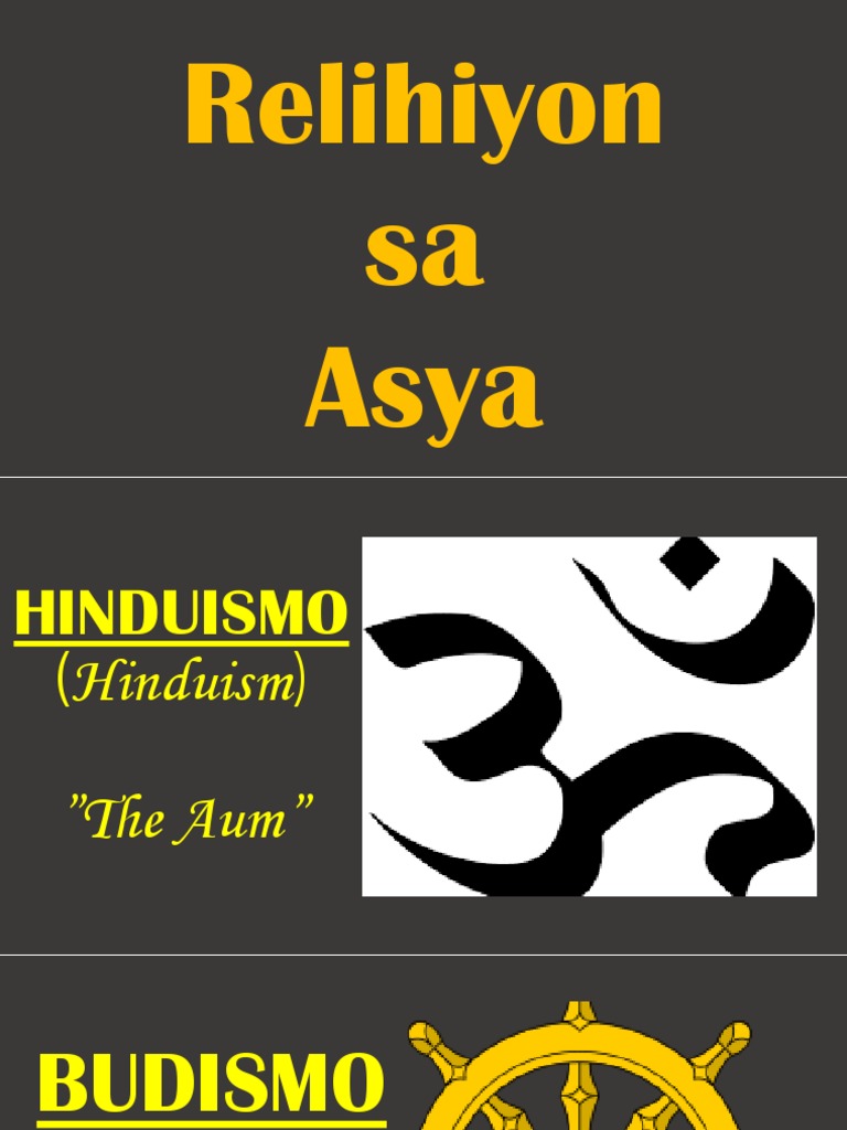 Mga Simbolo Ng Relihiyon Sa Asya Ppt