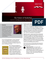 The Future of Marketing: An Interview with Philip Kotler