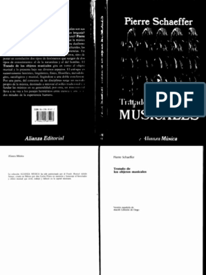 Schaeffer, Pierre. Tratado de Los Objetos Musicales PDF | PDF