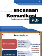 Perencanaan Komunikasi (Part 1) PDF