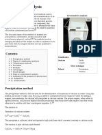 Gravimetric Analysis