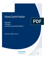 Influenza Vaccine Production Timeline