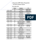 Rundown Kegaiatan MPP (Hari 1)