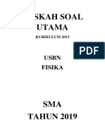 Naskah Soal Utama Fisika K13