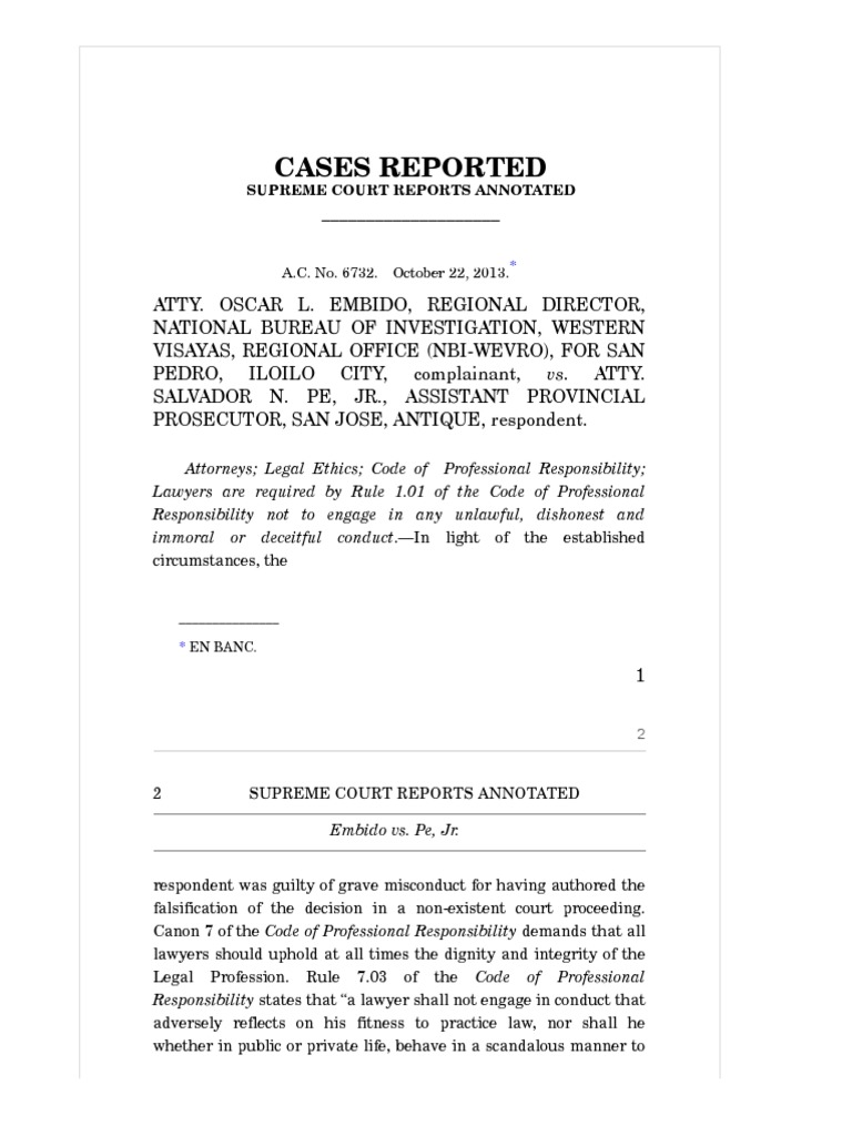 Embido Vs Pe Disbarment Lawyer
