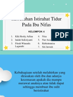 Kebutuhan Istirahat Tidur