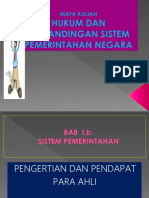 Bab 1.b. Pengertian Sistem Pemerintahan