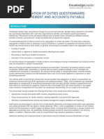  Procurement and Accounts Payable 