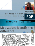 English - Use Words To Identify and Describe Persons