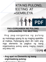 Kondukta NG Pulongmeting at Asembleya