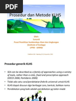 Download Prosedur Dan Metode KLHS by Ade Wahyudiyanto SN43834951 doc pdf