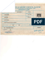 Matric Admit Card PDF