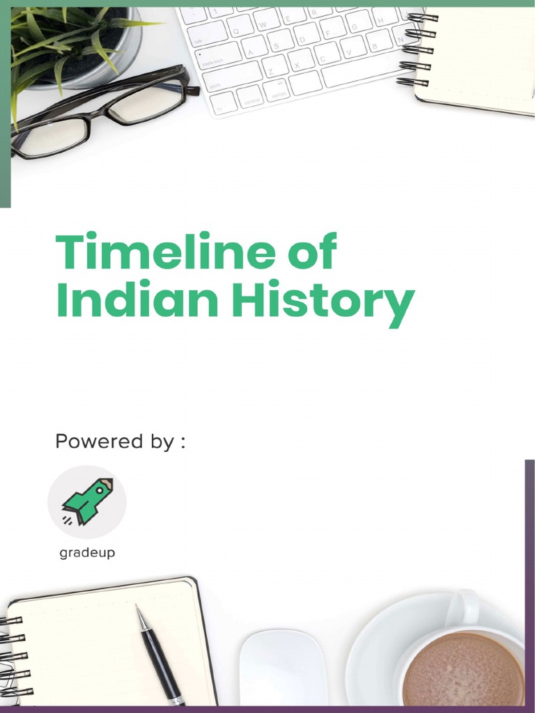 Key Events in Indian History Timeline | PDF | Mahatma Gandhi | South Asia