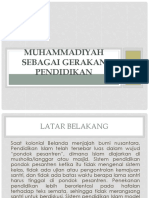 Muhammadiyah Sebagai Gerakan Pendidikan