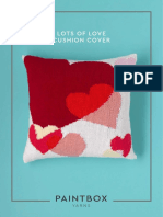 Lots of Love Cushion Cover in Paintbox Yarns Simply DK Downloadable PDF - 2 PDF