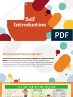 Self Introduction