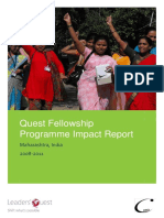 Quest Fellowship Programme Impact Report 2008 - 2012