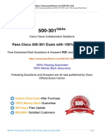2020 Pass4itsure Cisco Cloud Collaboration Solutions (500-301 CCS) Exam Dumps Practice Test Questions