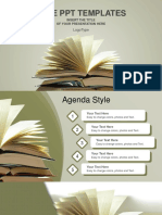 Vintage Old Books PowerPoint Template