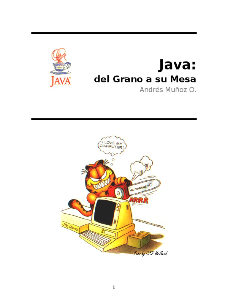 Apuntes Java | PDF | Java (lenguaje de programación) | Programa de ...