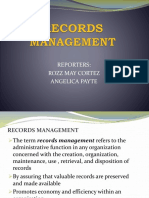 Records Management Chapter 7