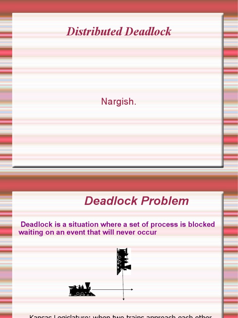Distributed Deadlock in Systems | PDF | Distributed Computing | Computing