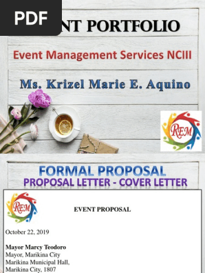 Events Management Portfolio Sample