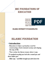 Islamic Foundations of Education