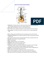 Bagian Gitar Lengkap Dengan Fungsinya