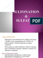 Sulfonation Processes and Reactions