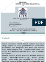 Pembuatan Industri Kosmetik