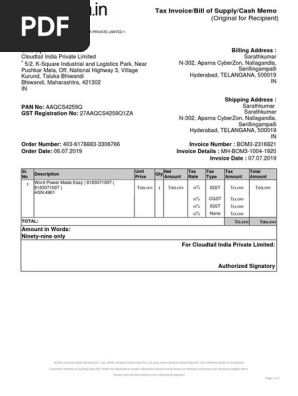 Invoice