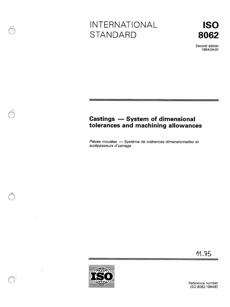 Iso 8062 PDF | PDF